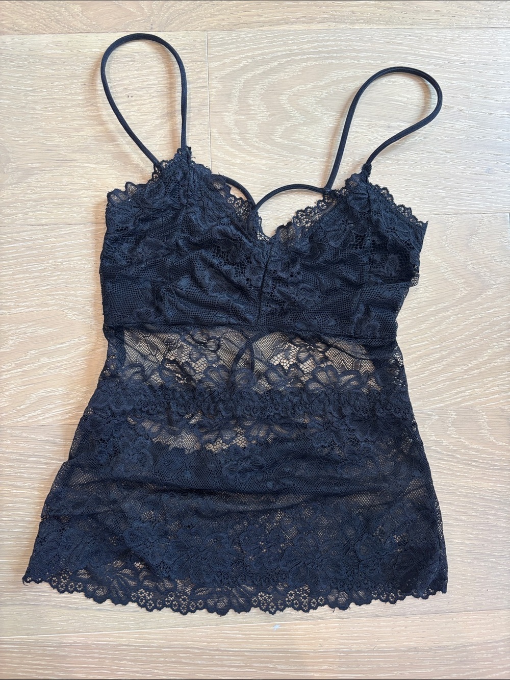 Sexy open back lace top